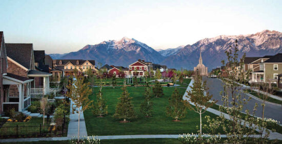 Walkable homes in Daybreak Utah