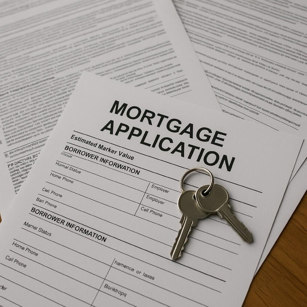 mortgage application paperwork