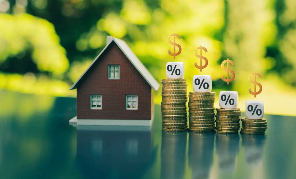 Figure depiction of mortgage rates