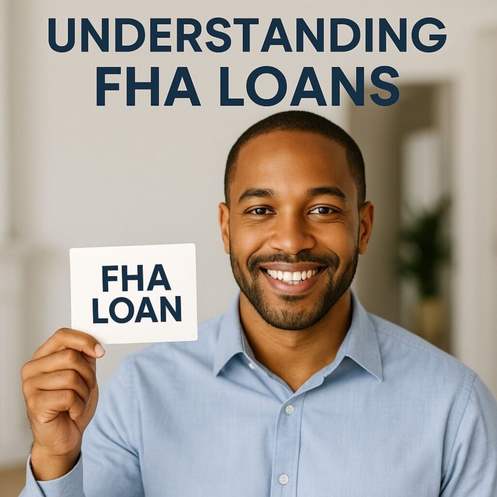 Happy home buyer learning about Utah FHA loan programs for affordable mortgages.