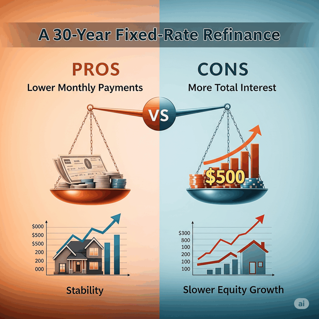 Pros and Cons of 30-Year Fixed Refinance