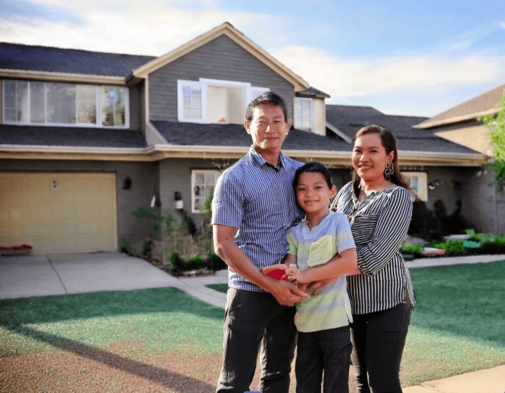 "Utah homeowner celebrating mortgage pre-approval and successful home purchase"
