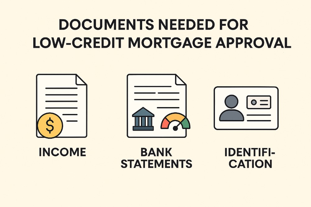 IMAGE #3: Documents needed for low-credit mortgage