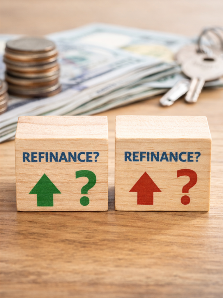 Utah mortgage rates planning with calculator, house keys, and documents