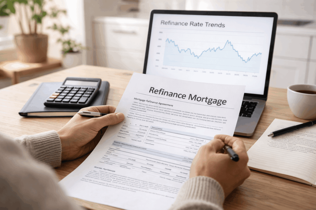 Refinance mortgage rates Utah comparison with home equity loan documents and rate trends