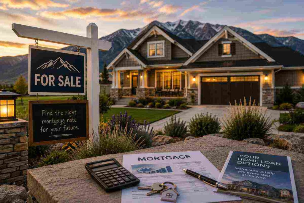 Utah home for sale with current mortgage rates and financing information
