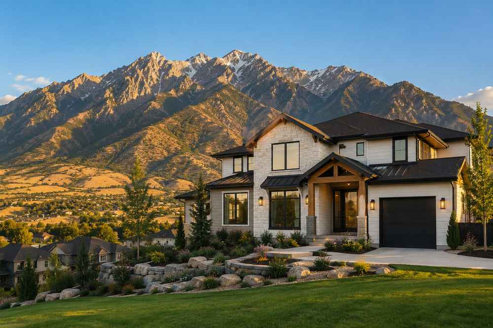 Utah mountain home representing utah mortgage rates today