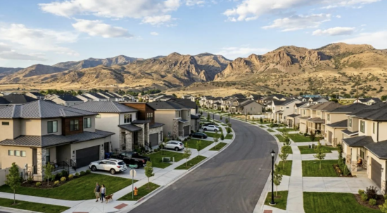 Nice neighborhood in Utah