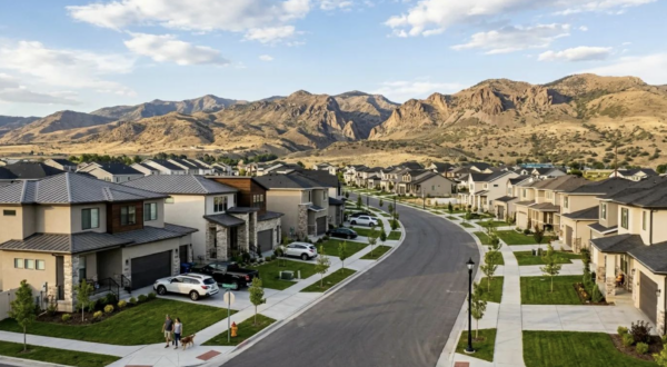 Nice neighborhood in Utah