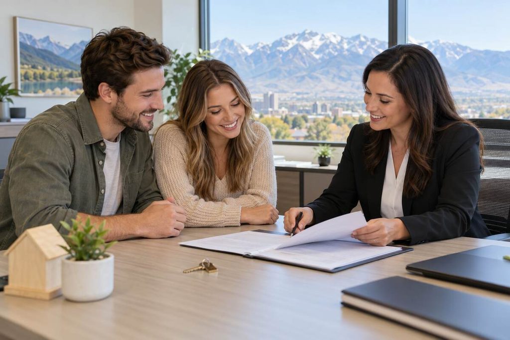 Utah first-time homebuyer reviewing down-payment assistance and mortgage costs
